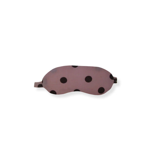 Light Pink and Brown Dots Sleep Mask for 14.5-inch dolls