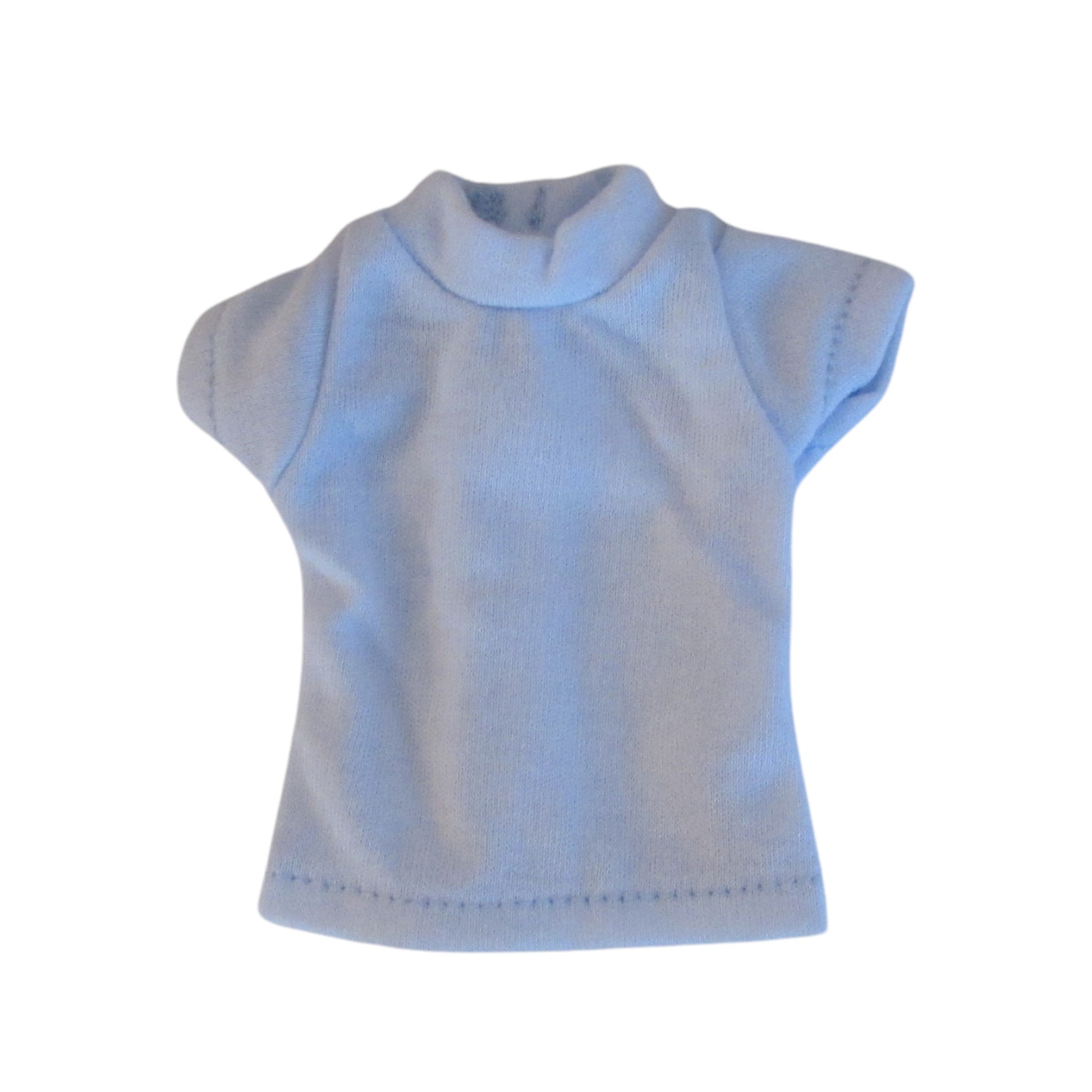 Light Blue T-Shirt for 14 1/2-inch dolls with doll Flat