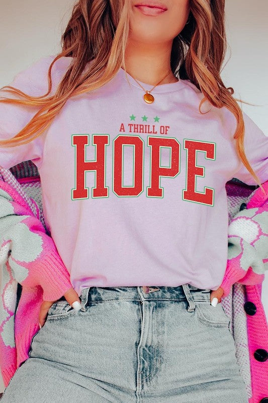 Lilac A Thrill of Hope Graphic Tee