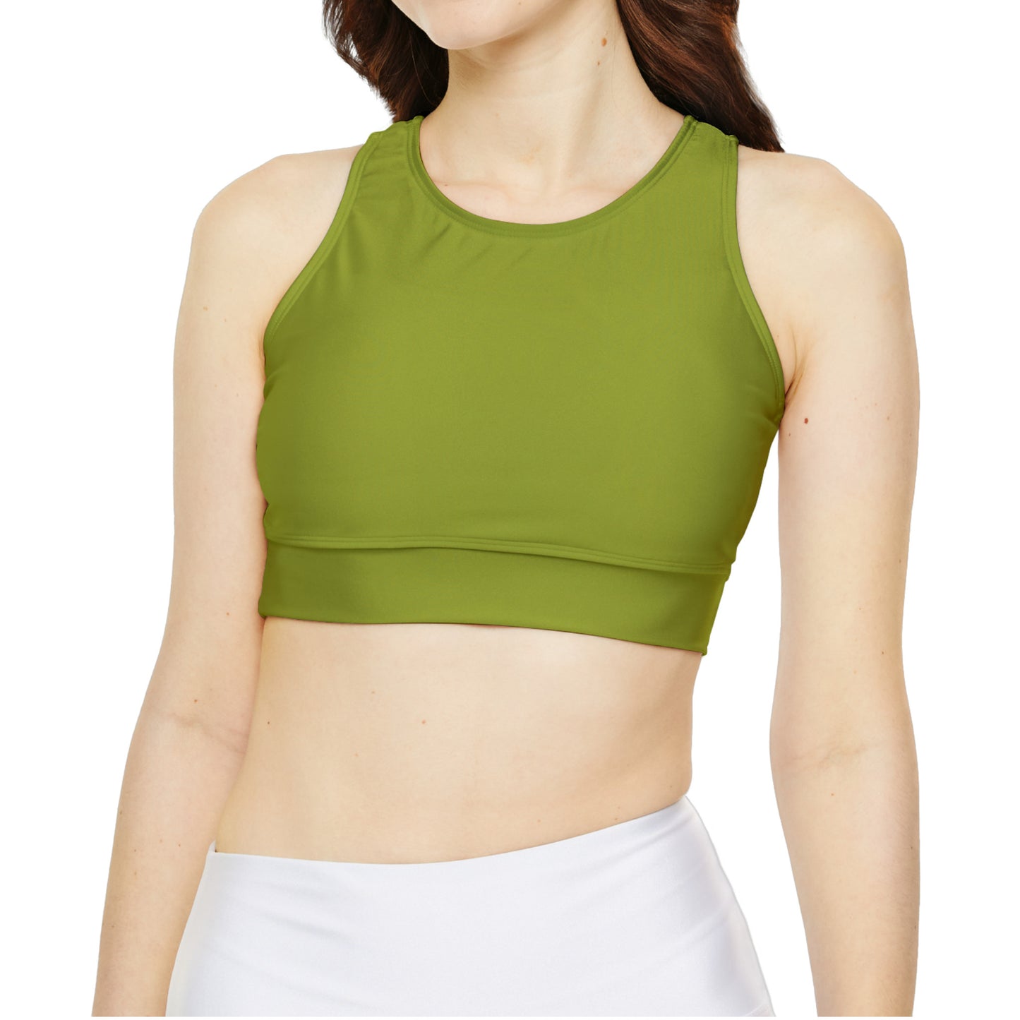Lime Fully Lined, Padded Sports Bra