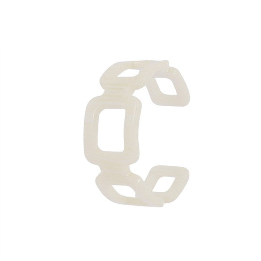 Linked Squared Ivory Bracelet