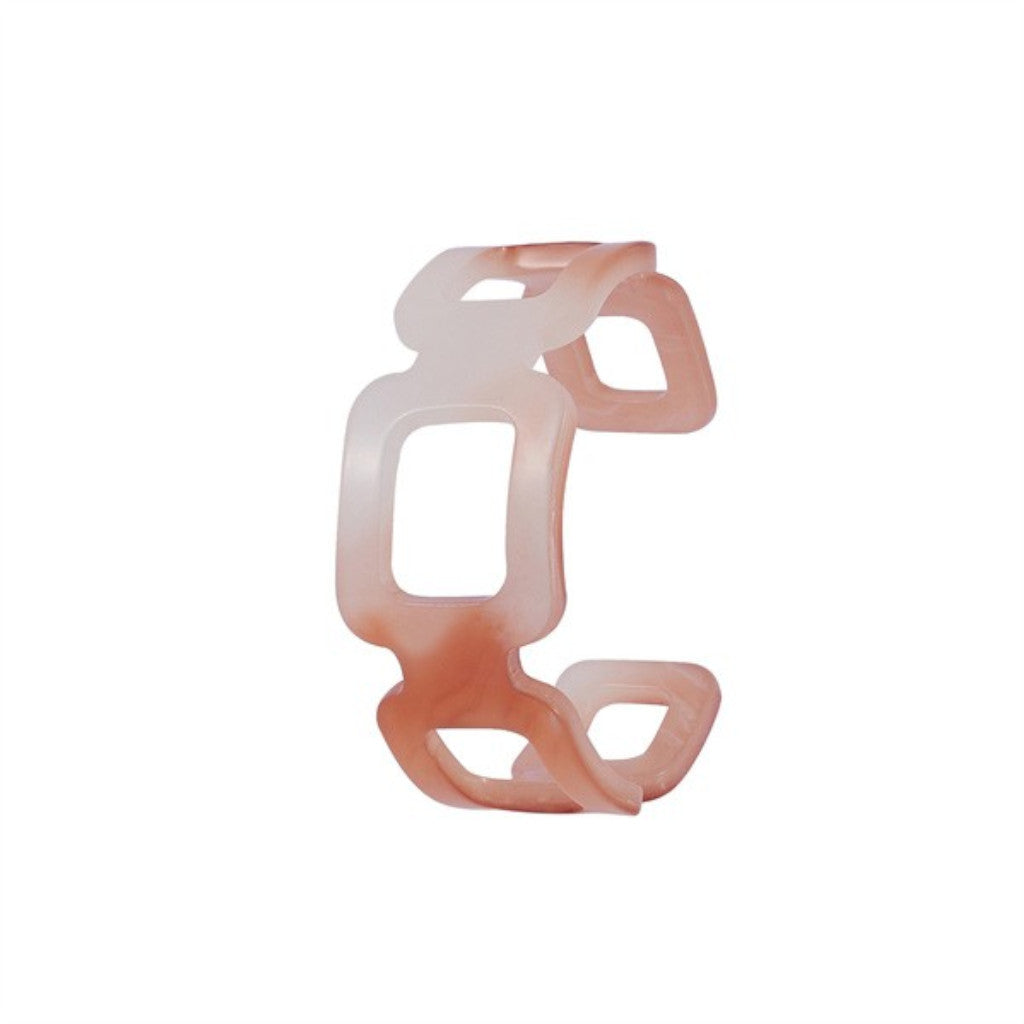 Linked Squared Taupe Bracelet