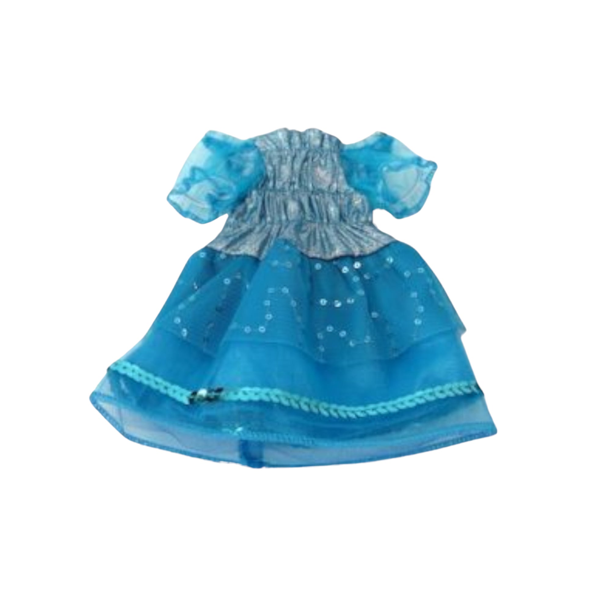 Little Blue Sparkly Dress for 14 1/2-inch dolls