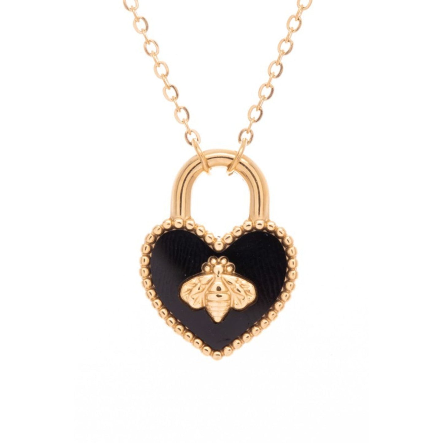 Locket Queen Bee Pendant Necklace