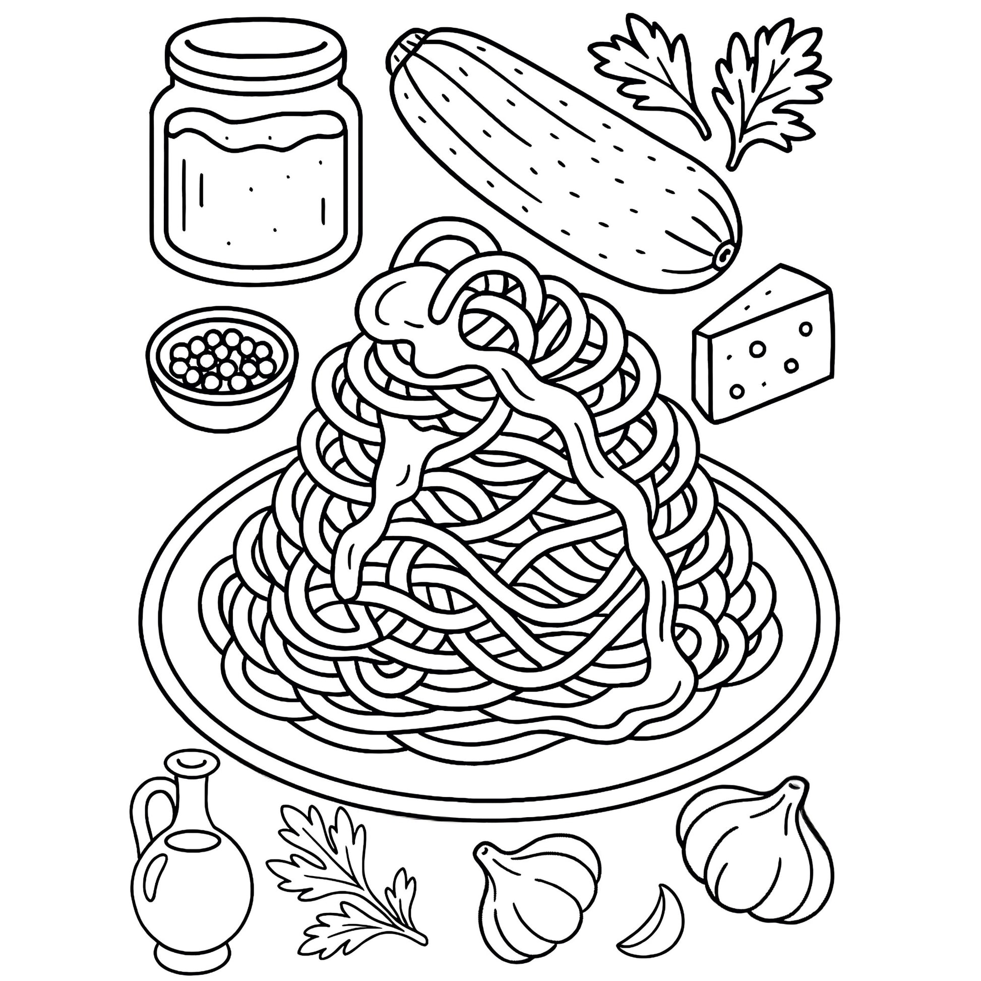 Low Carb Delights Coloring Pages page 4