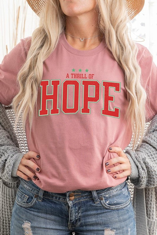 Mauve A Thrill of Hope Graphic Tee