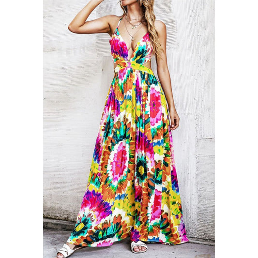 Maxi Dress with Back Tie Detail