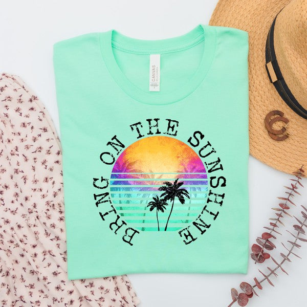 Mint Bring on the Sunshine Softstyle Tee