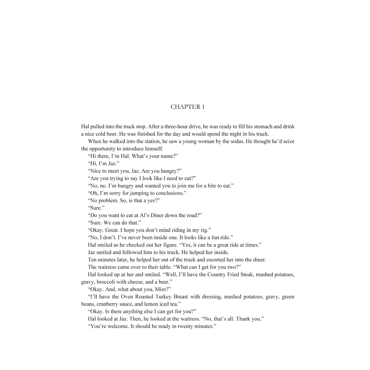 Mr. Trucker Man - A Short Story by Kay PDF page 1