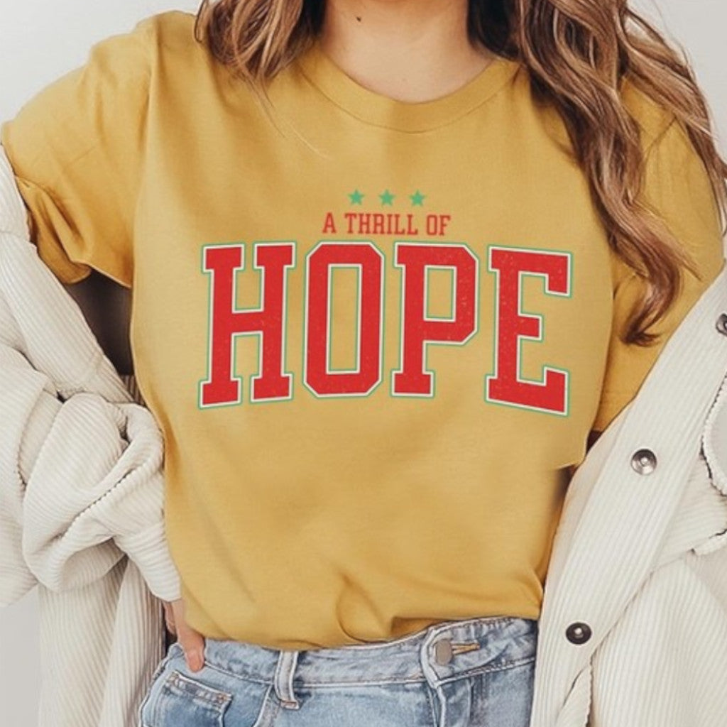 Mustard A Thrill of Hope Graphic Tee