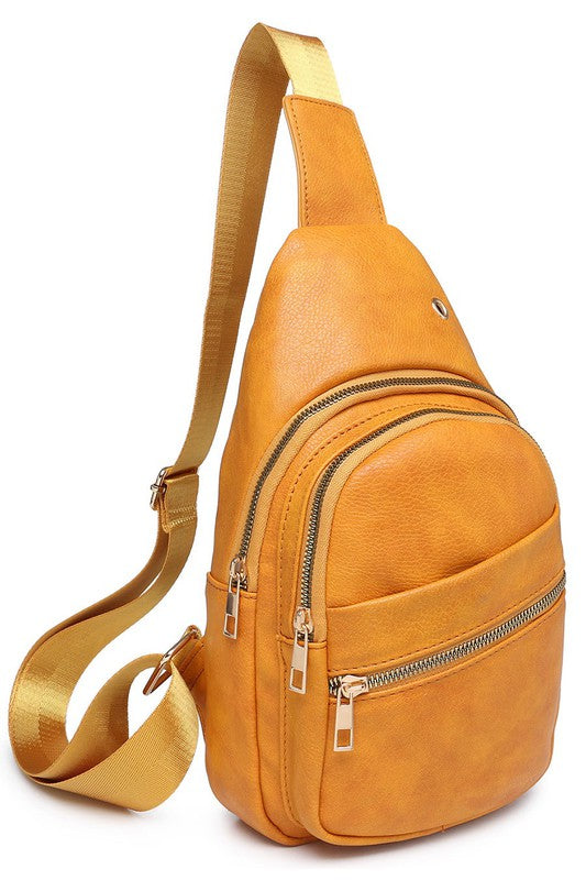 Mustard Fashion Sling Backpack