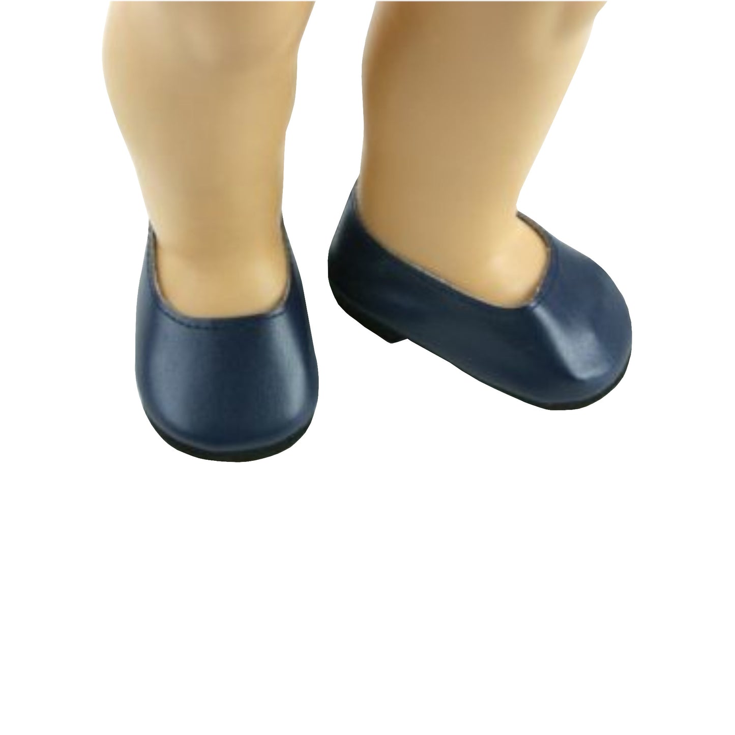 Navy Slip-on Dress Shoes for 18-inch dolls