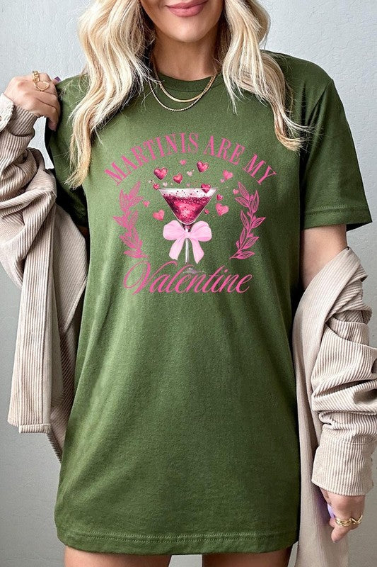 Olive Martinis Are My Valentine Graphic Tee