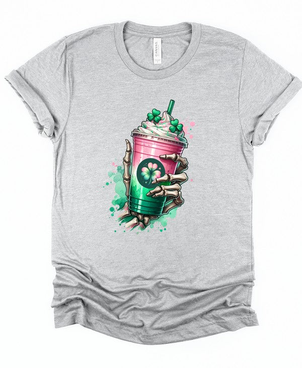 Oxford Shamrock Shake Graphic Crew Neck Tee