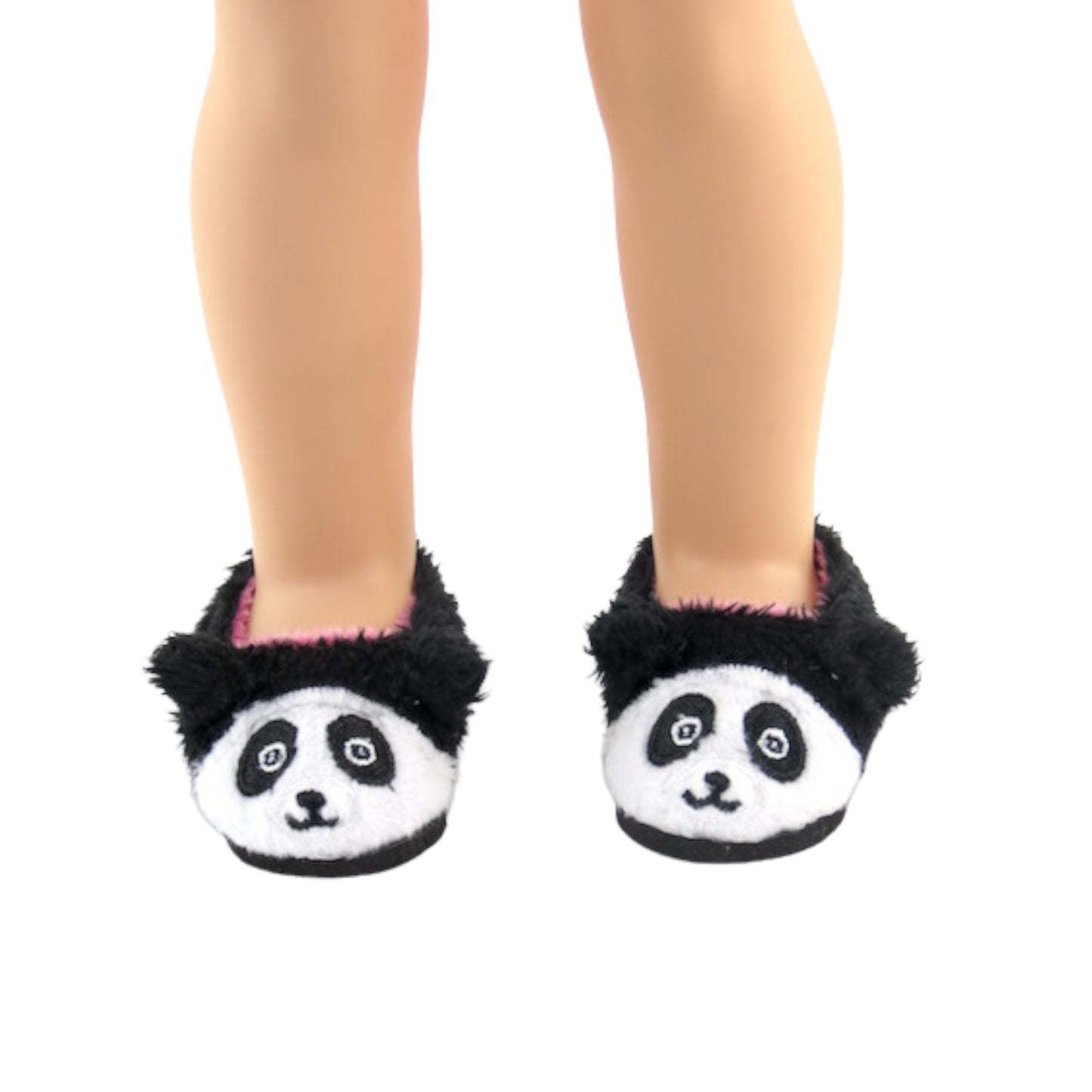 Panda Slippers for 14 1/2-inch dolls with doll