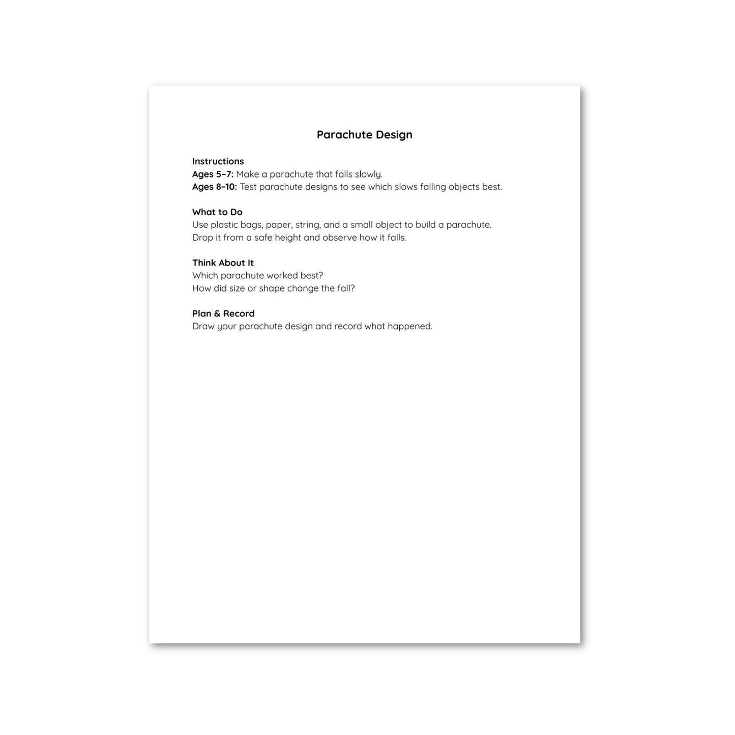 STEM Learning Workbook for Kids - 50 Printable Activity Pages