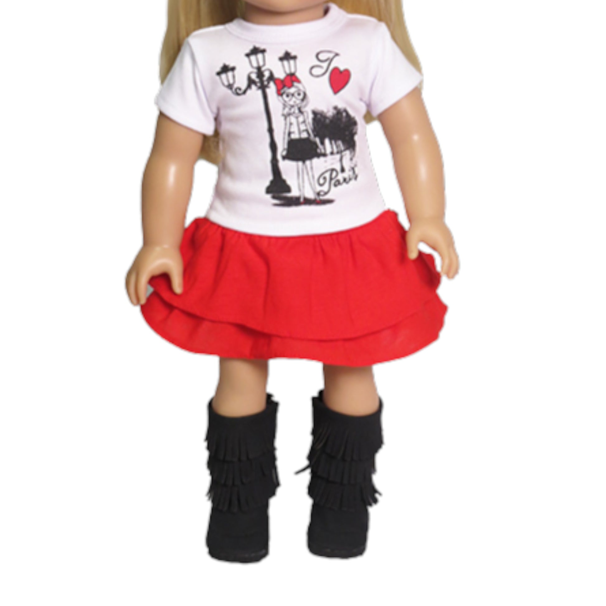 Paris Fashion Set for 18-inch dolls with doll