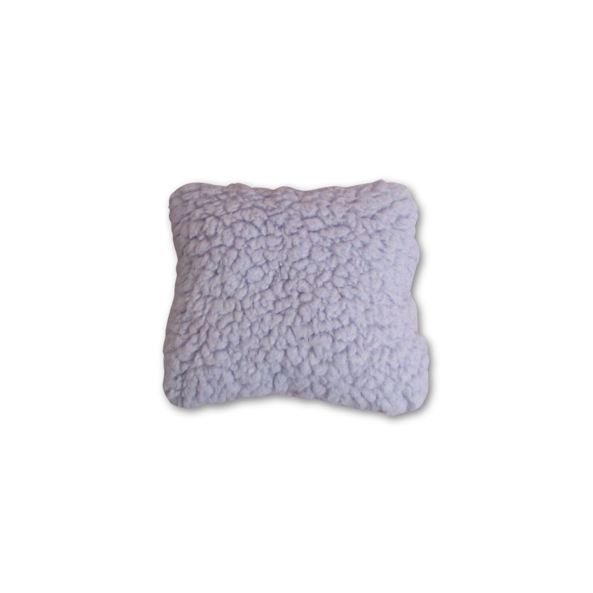 Pastel Lilac Faux Fur Sherpa doll pillow
