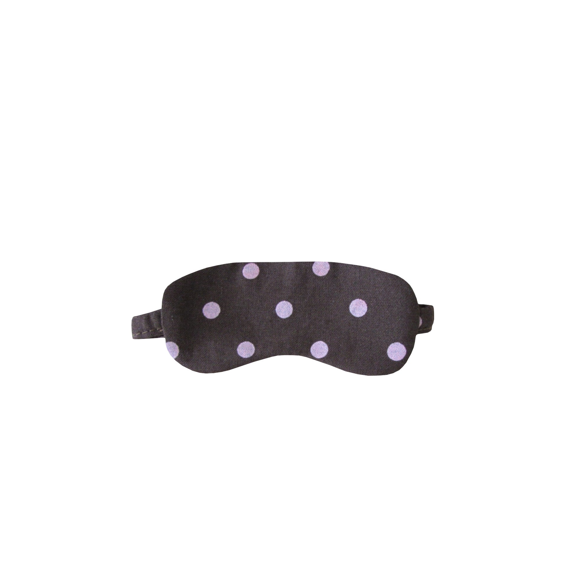 Pink Dots on Brown Doll Sleep Mask for 14 1/2-inch dolls