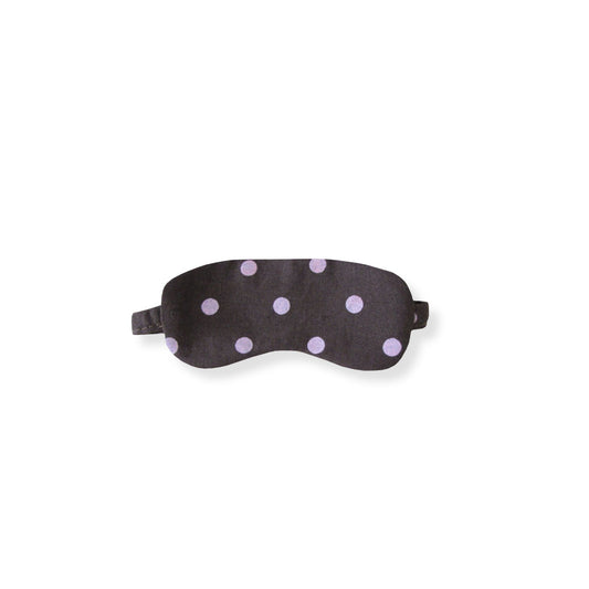 Pink Dots on Brown Doll Sleep Mask for 14.5-inch dolls