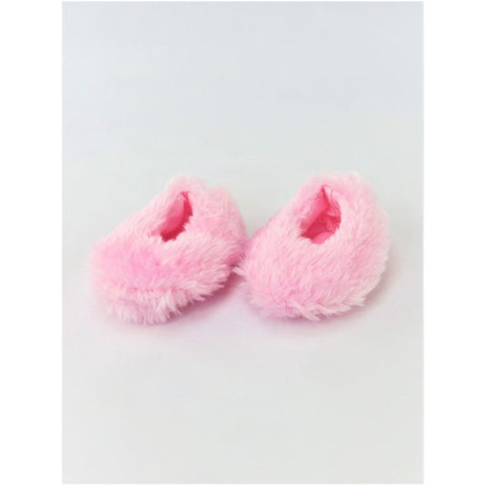 Pink Fuzzy Slippers for 14.5-inch dolls