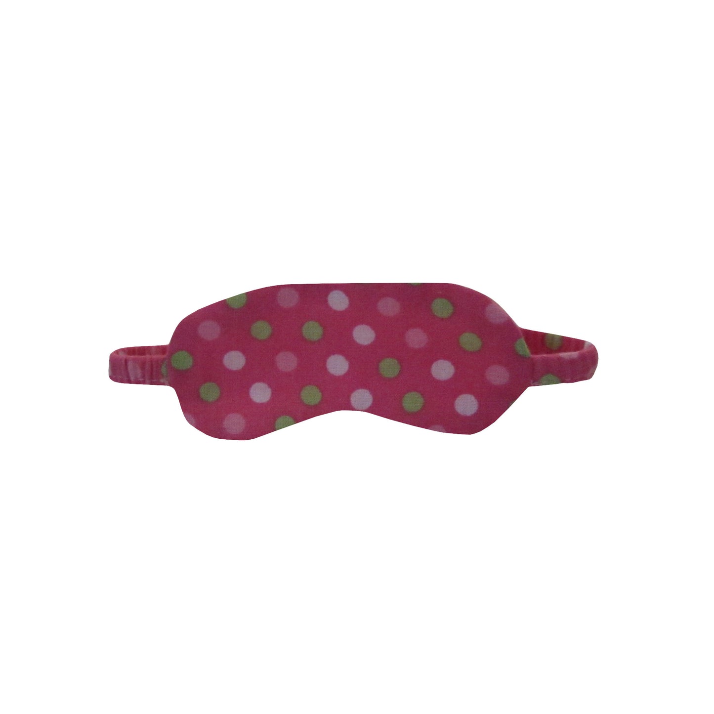 Pink Green White Dots Doll Sleep Mask for 18-inch dolls