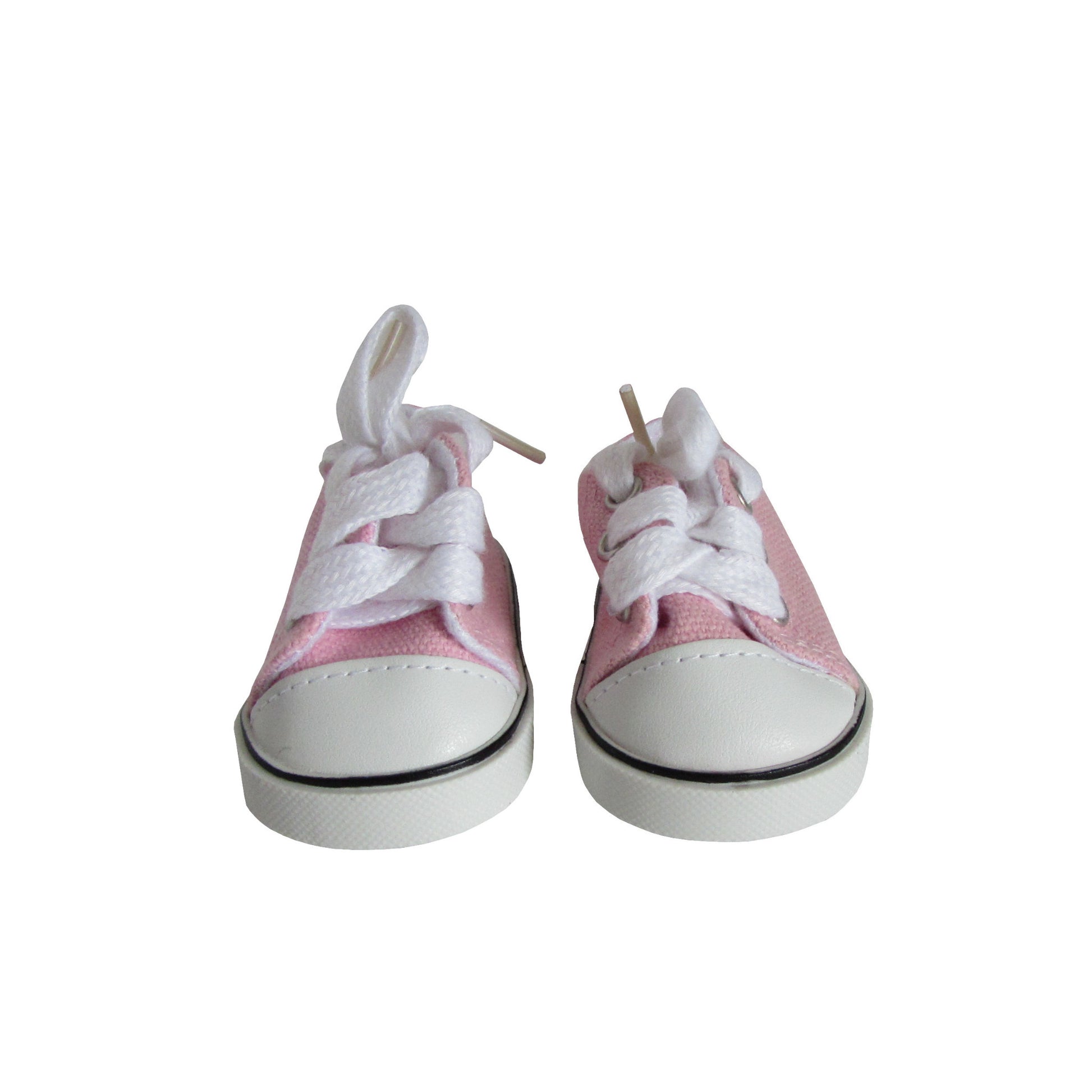 Pink Low Top Sneakers for 18-inch dolls Front