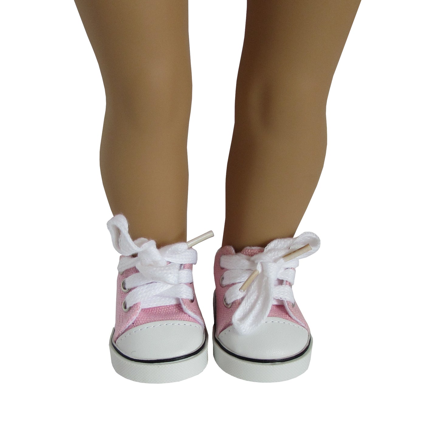 Pink Low Top Sneakers for 18-inch dolls with Doll