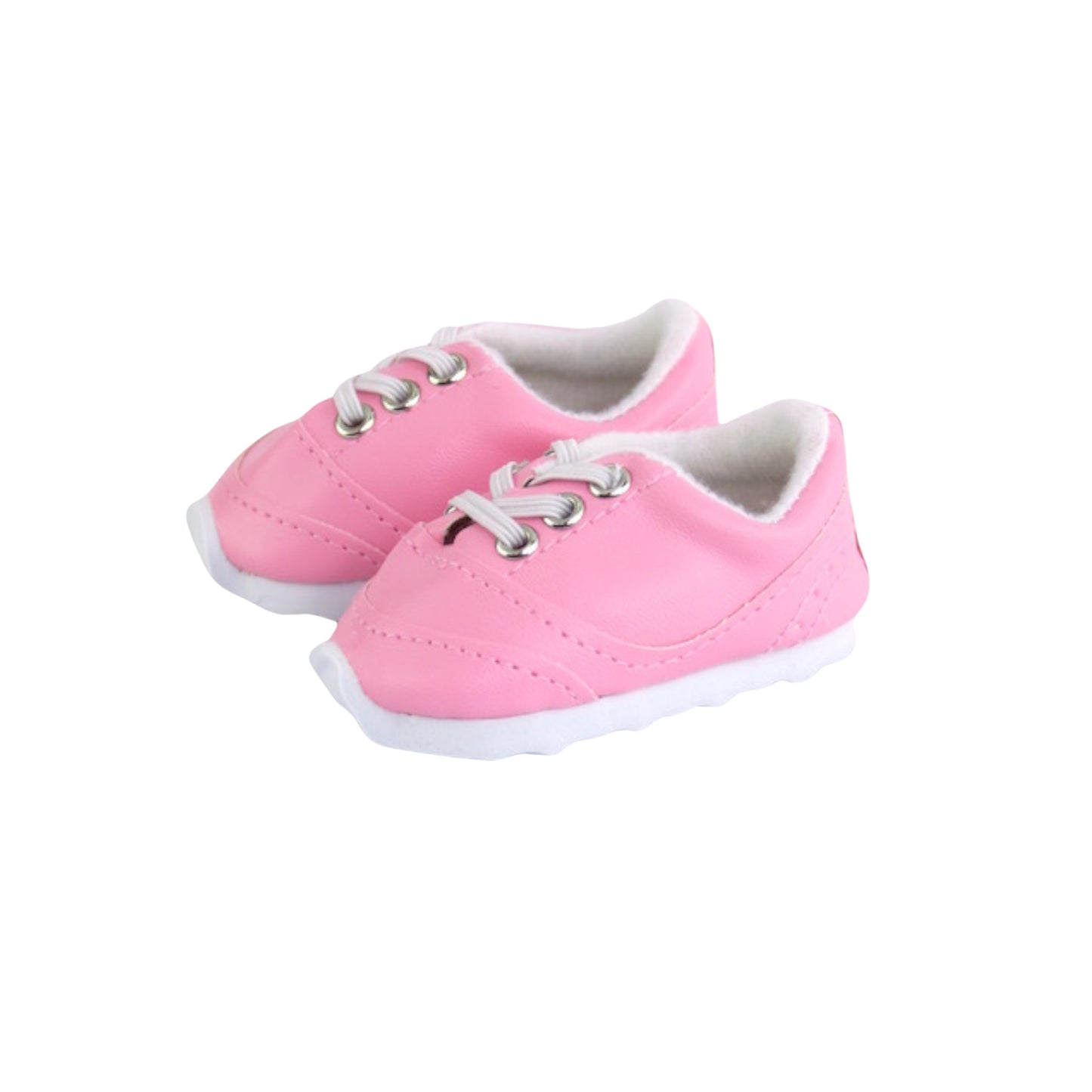 Pink No TIe Sporty Sneakers for 18-inch dolls