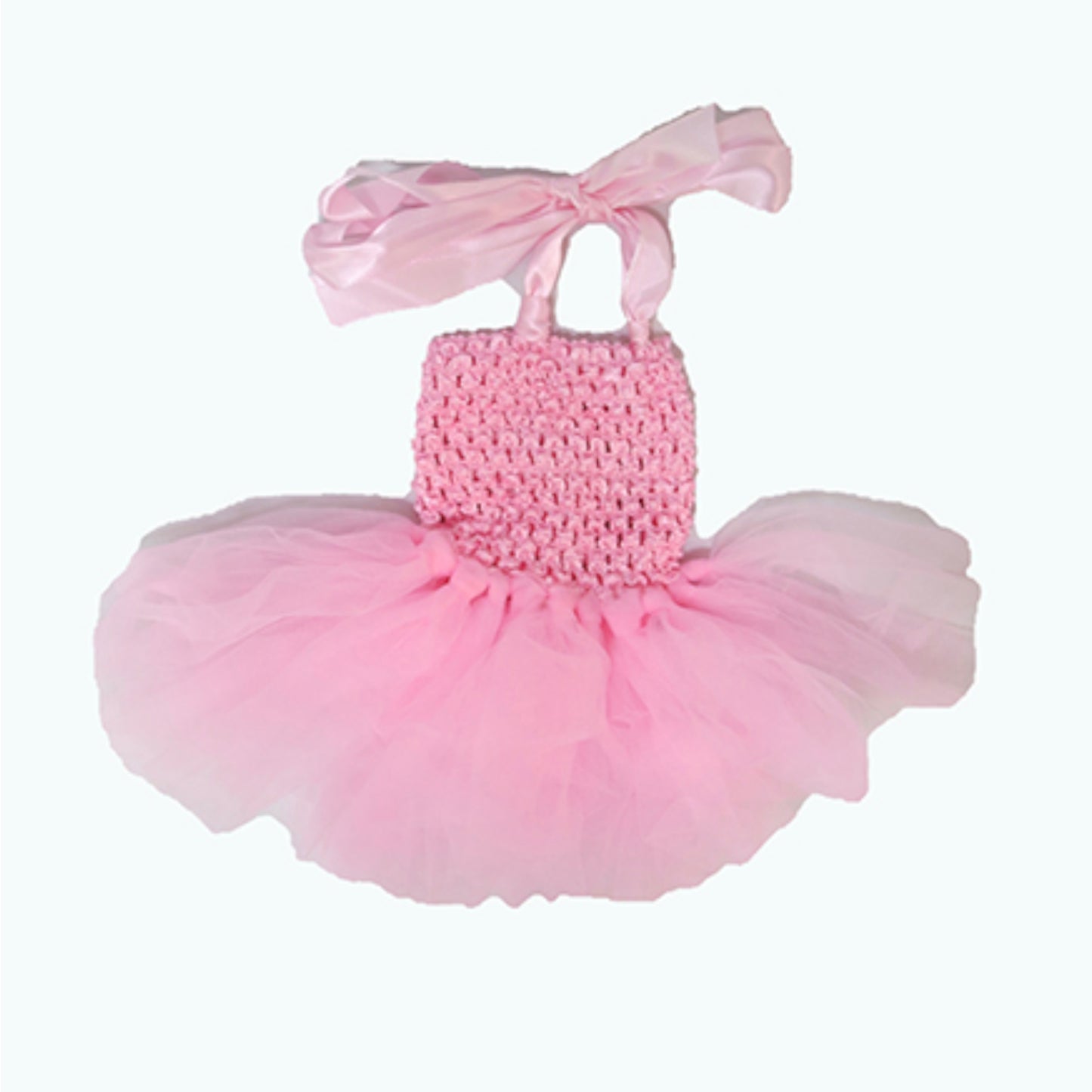 Pink Prima Ballerina Dress for 18-inch dolls Flat