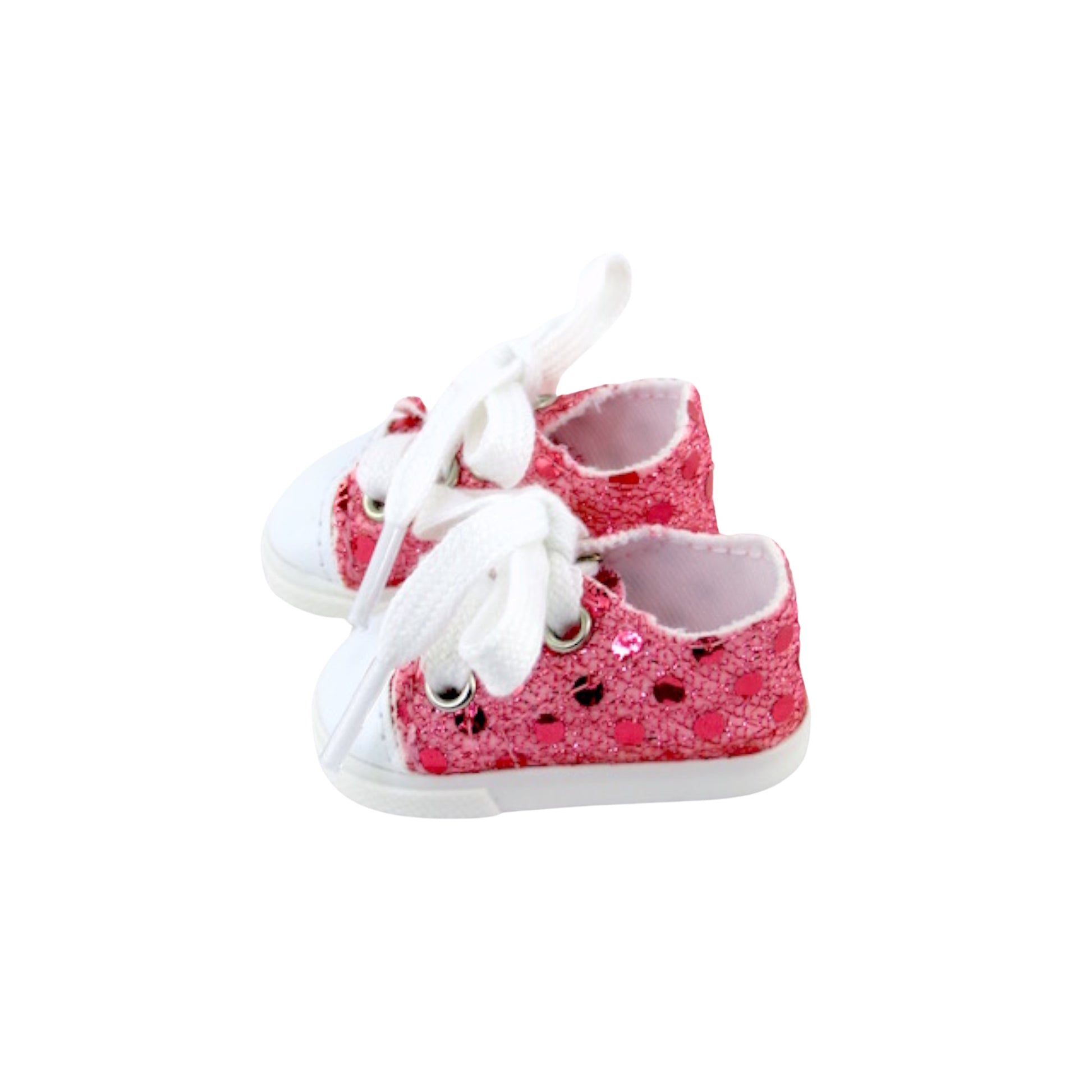 Pink Sneakers with Sequins for 14 1/2-inch dolls