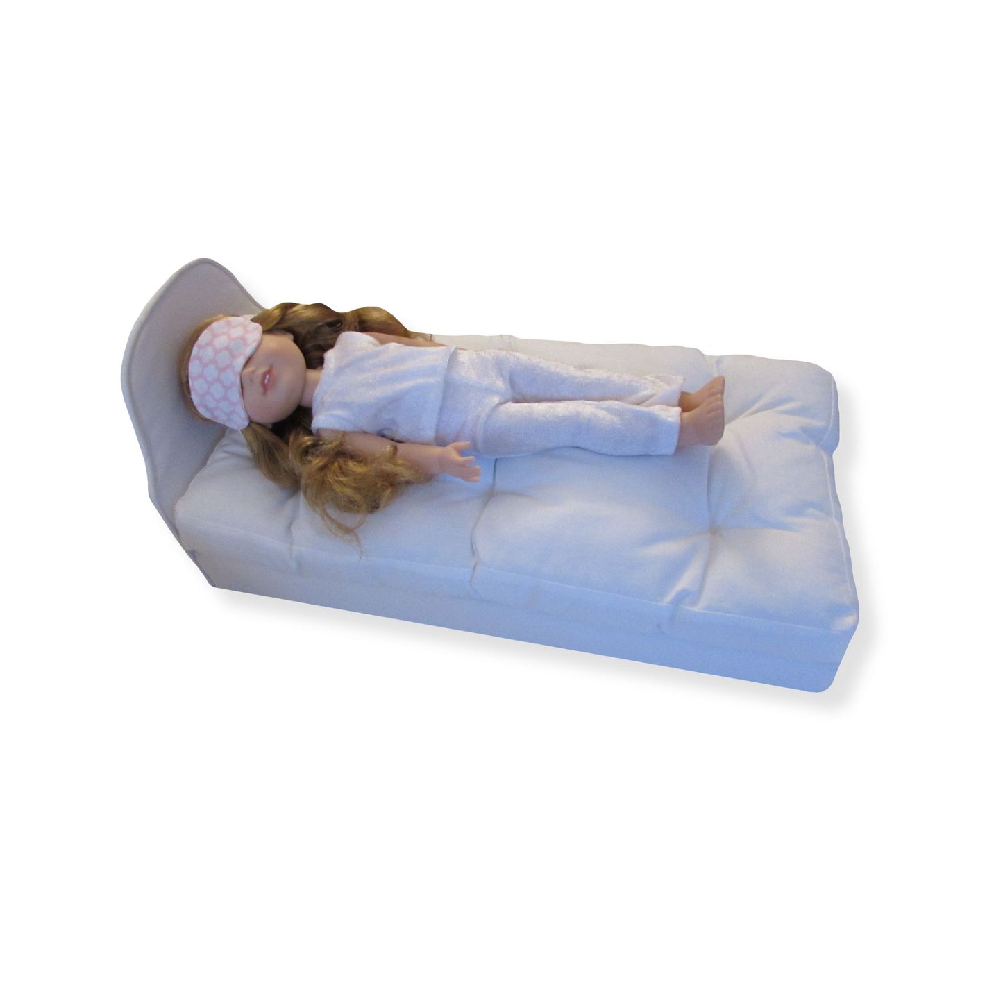 Pink Print Doll Sleep Mask for 14 1/2-inch dolls