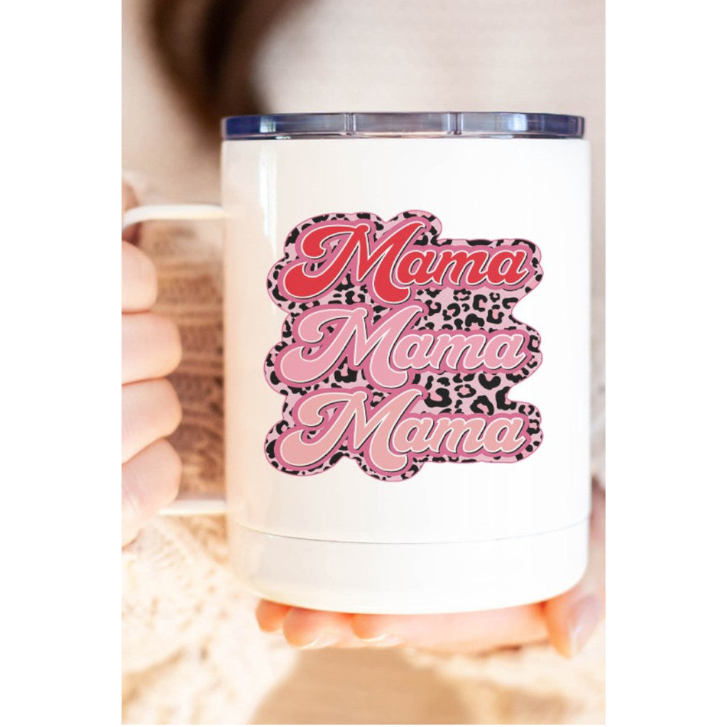 Pink Triple Mama Travel Mug