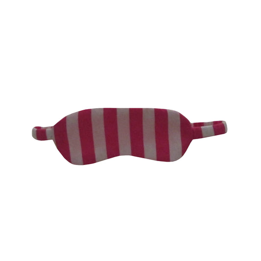 Pink and White Stripes Doll Sleep Mask for 18-inch dolls