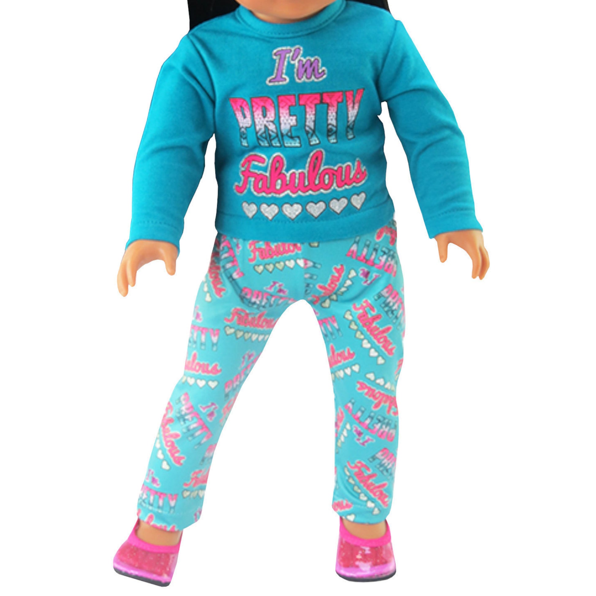 Pretty Fabulous Pant Set for 18-inch dolls with doll