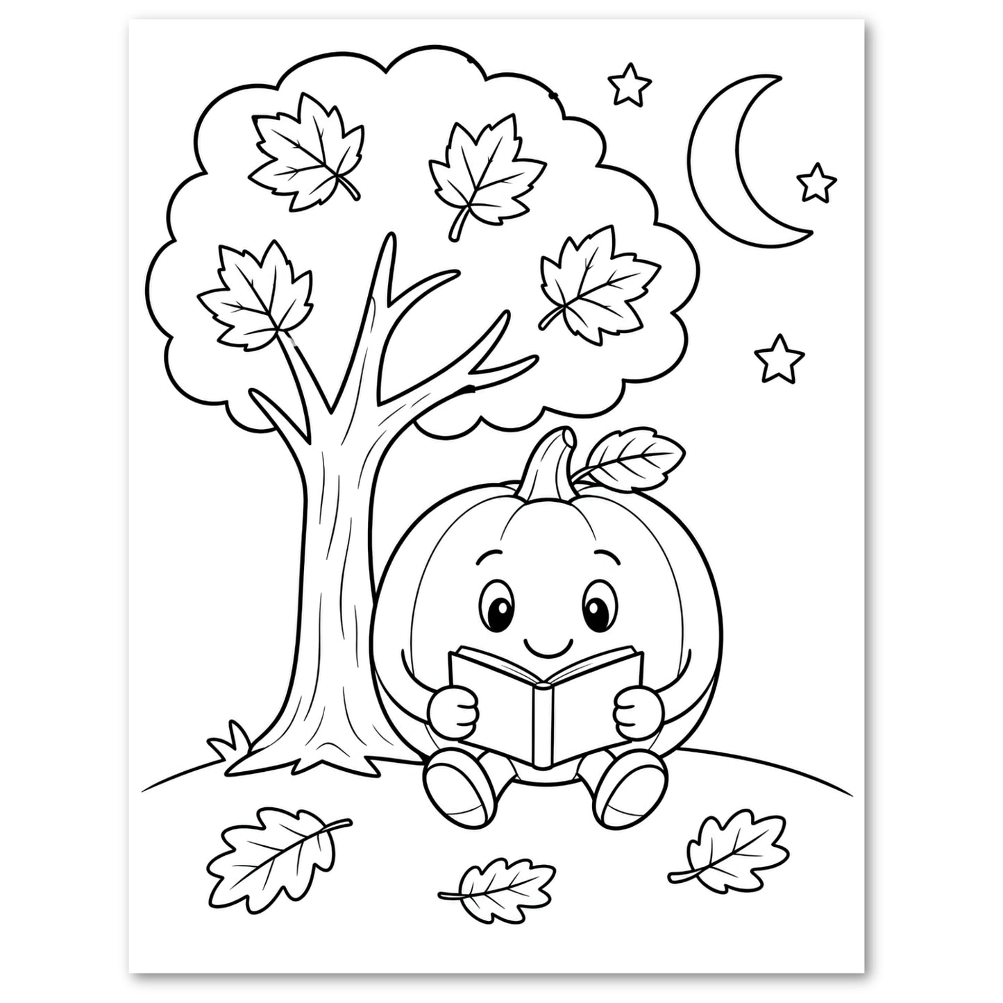 Halloween Reading Adventures Coloring Book for Kids | Ages 4–8