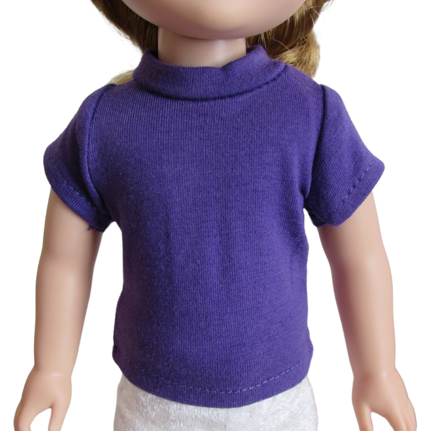 Purple T-Shirt for 14 1/2-inch dolls
