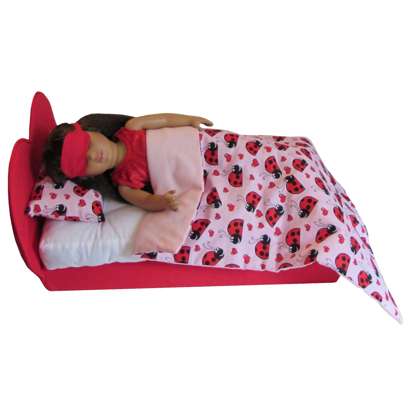 Red Doll Sleep Mask for 18-inch dolls