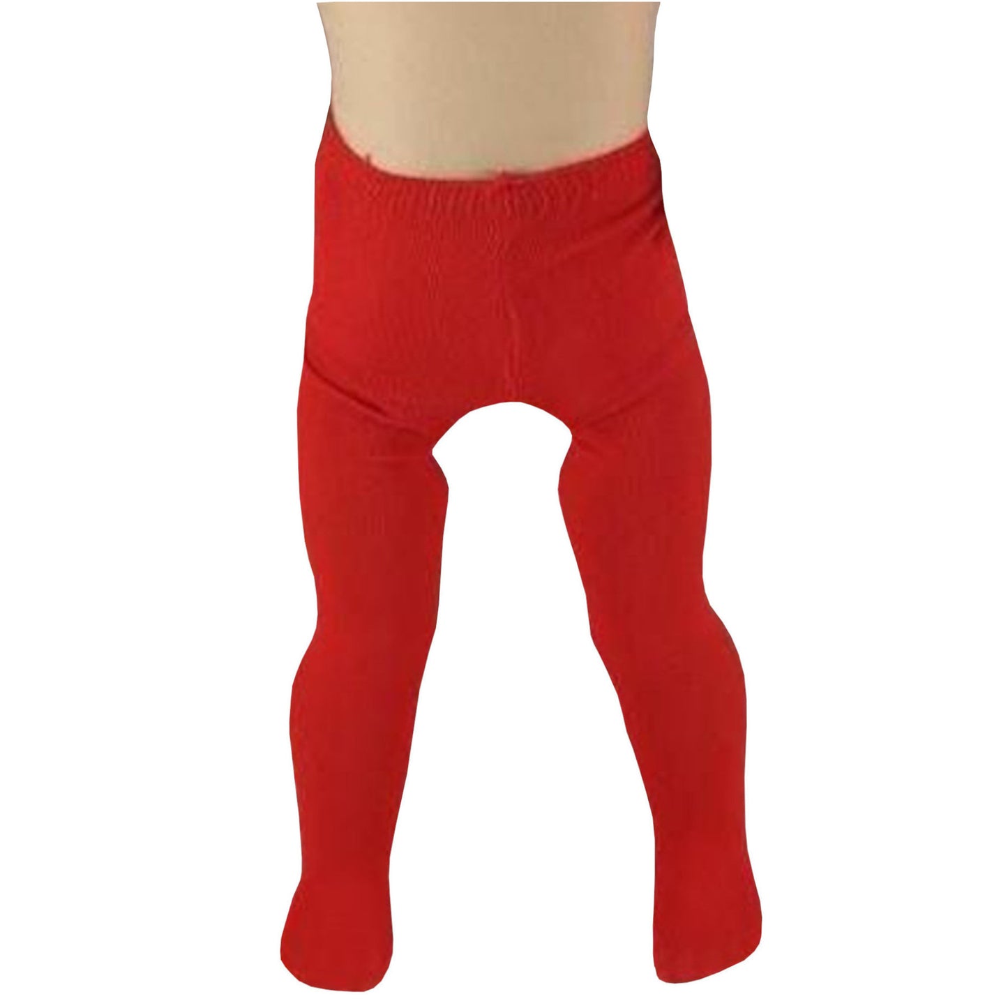 Red Nylon Tights for 18-inch dolls with doll