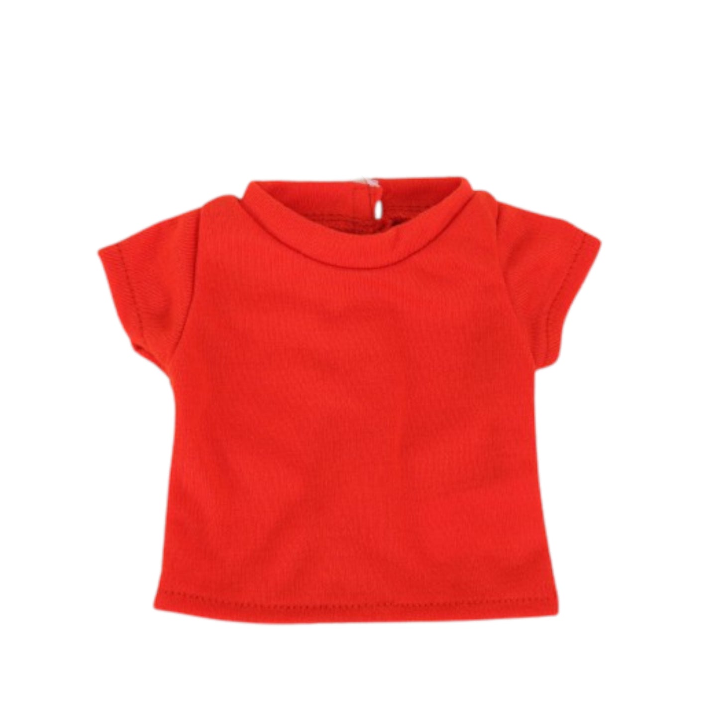 Red T-Shirt for 18-inch dolls Flat