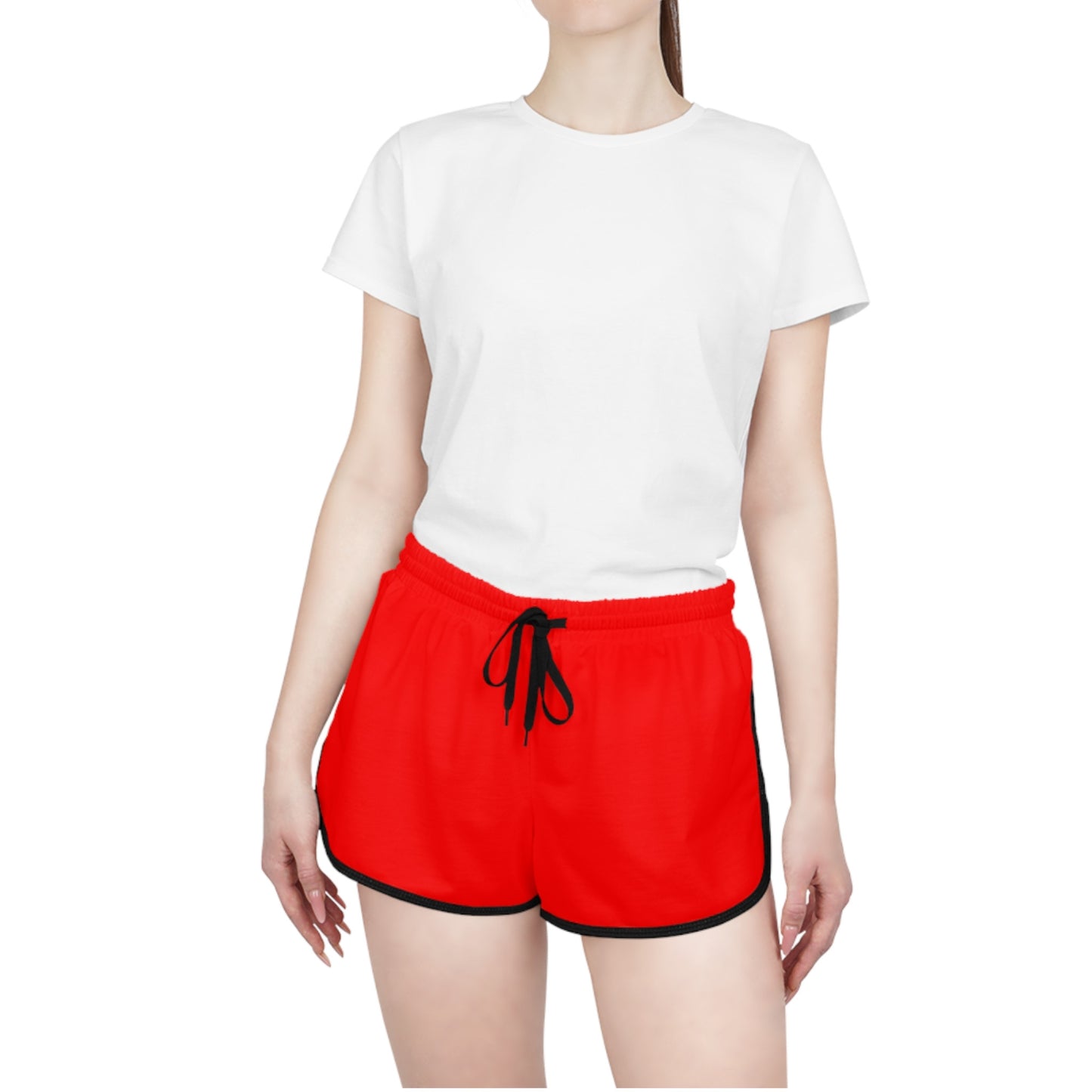 Red Women's Relaxed Shorts
