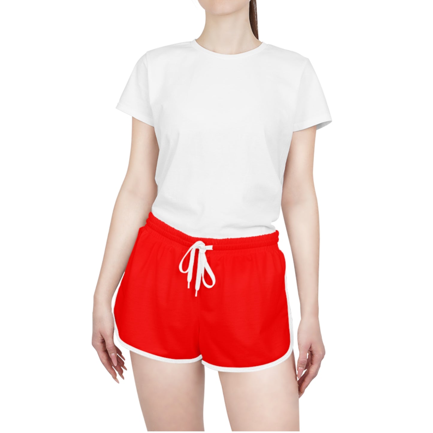 Red Women's Relaxed Shorts