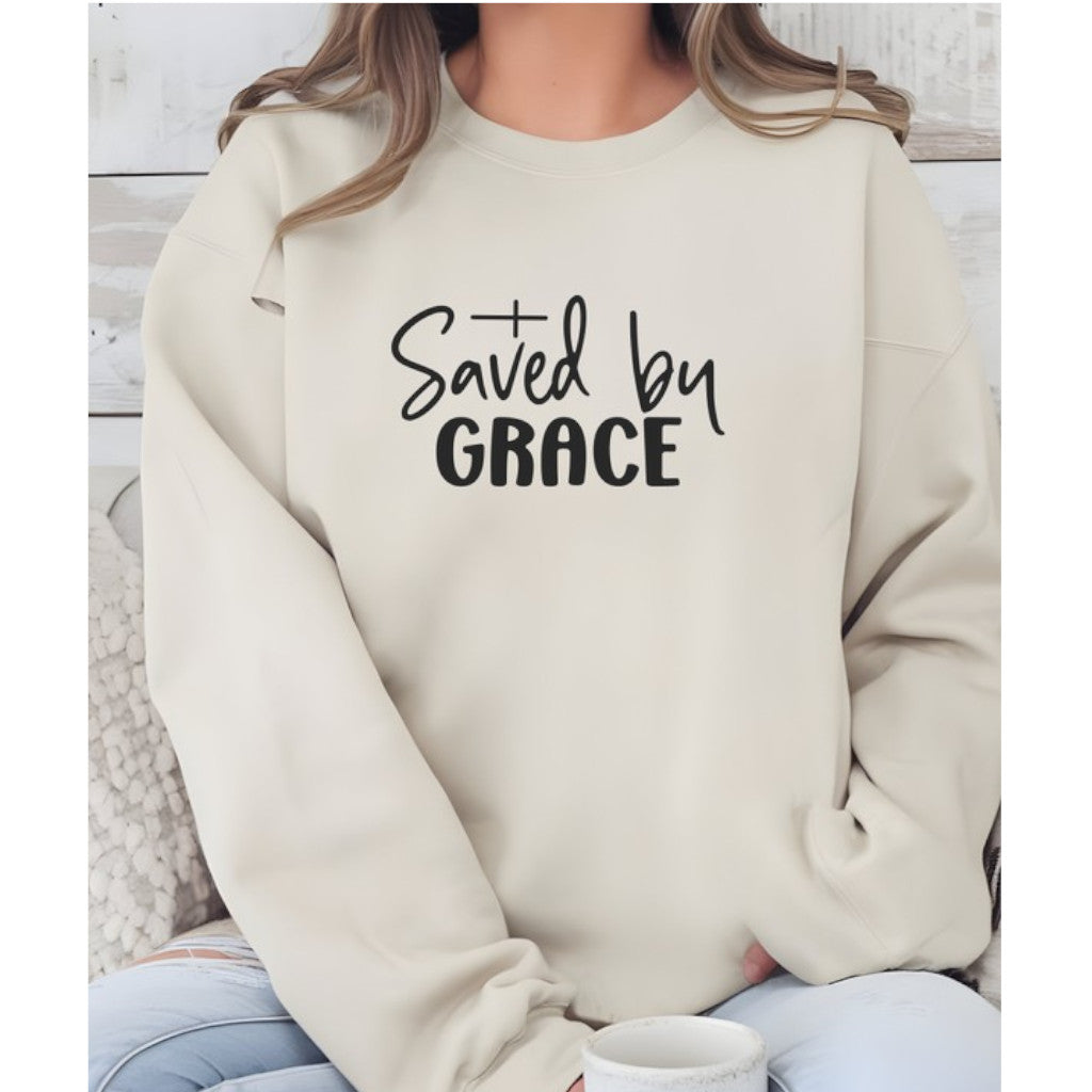 Sand Saved by Grace Graphic Sweatshirt