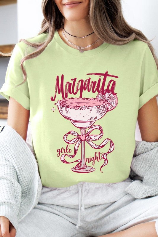 Spring Green Margarita Girls Night Graphic Tee