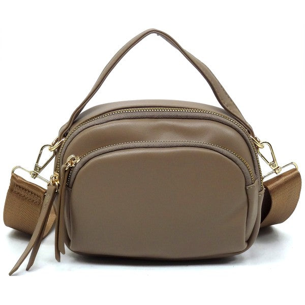 Stone Fashion Top Handle Crossbody Bag