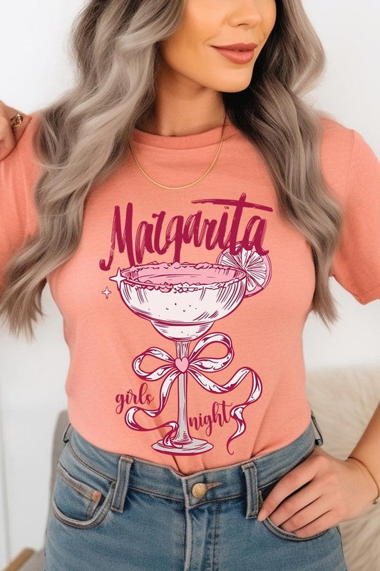 Sunset Margarita Girls Night Graphic Tee