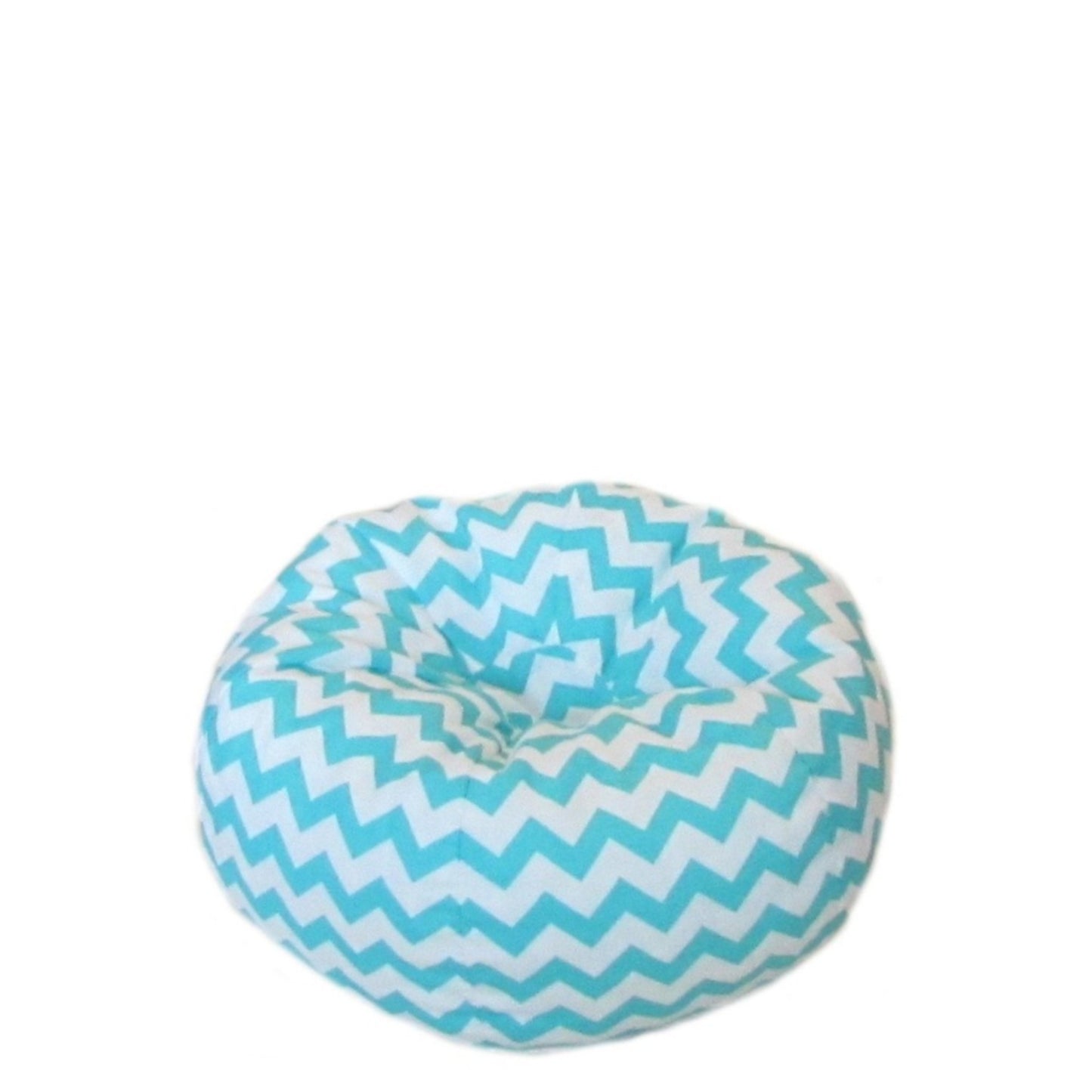 Turquoise Doll Bean Bag Chair for 18-inch dolls without doll