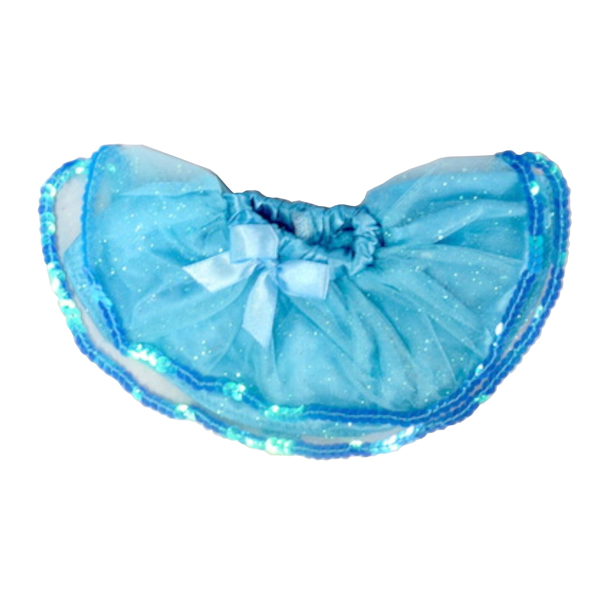 Turquoise Tutu for 14 1/2 inch dolls Flat