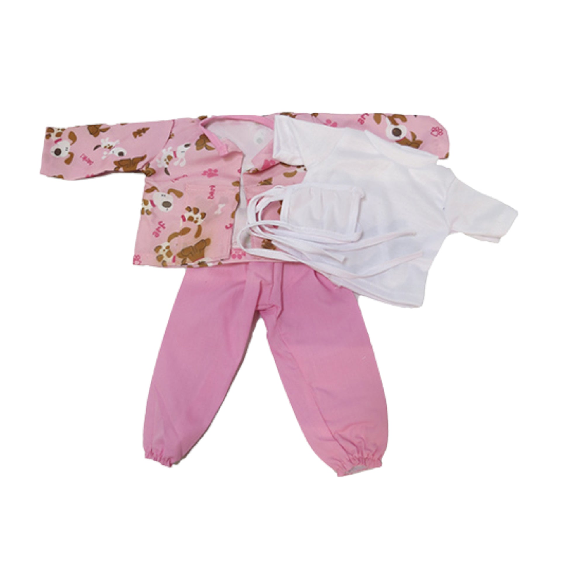 Veterinarky Scrubs Outfit for 18-inch dolls Flat