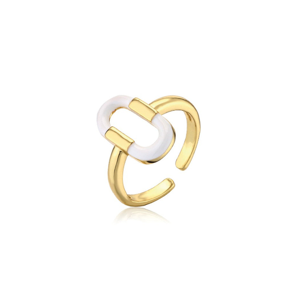 White Joelle Ring